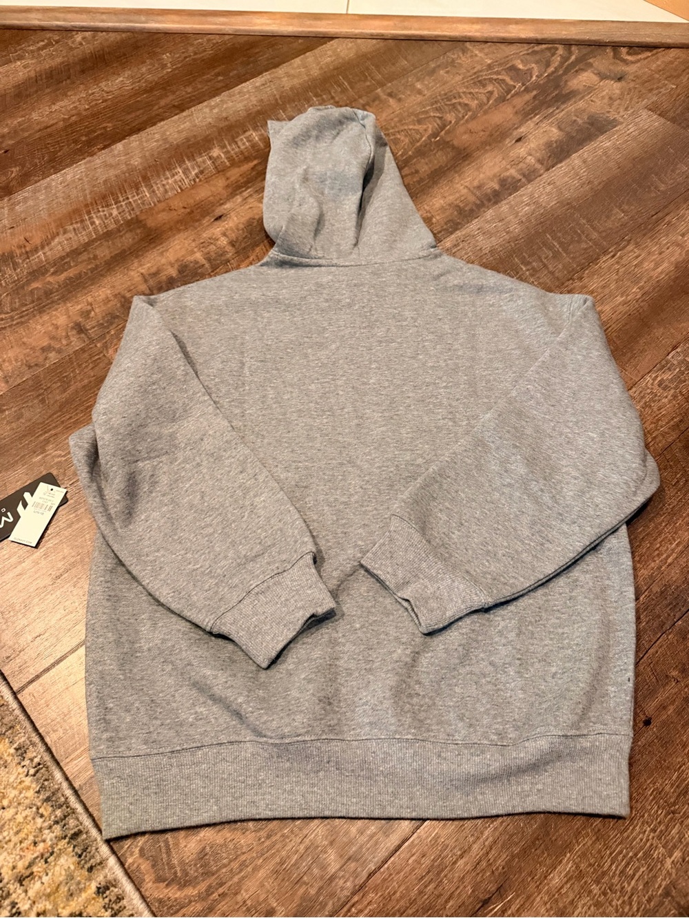 NWT Messi Collection Youth Large Hoodie Gray GOAT Graphic Pullover Sweatshirt - Picture 5 of 5